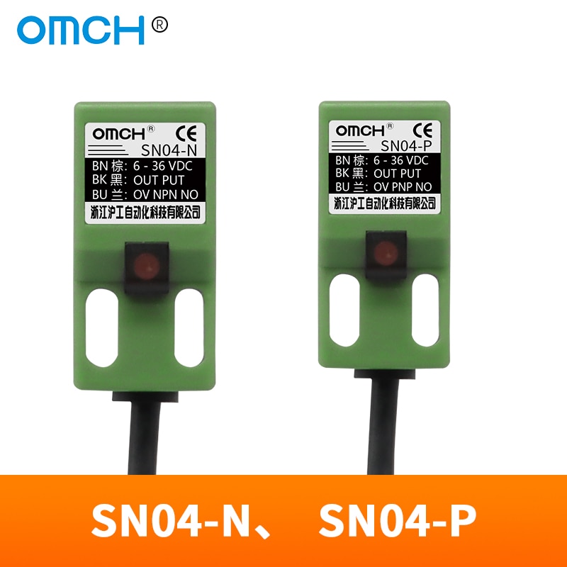 OMCH SN04-N  SN04N 4mm  , NPN 3 ̾ NO 6-30V DC   ġ